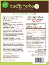 Load image into Gallery viewer, Pacific Herbs Corydalis Natural Pain Relief
